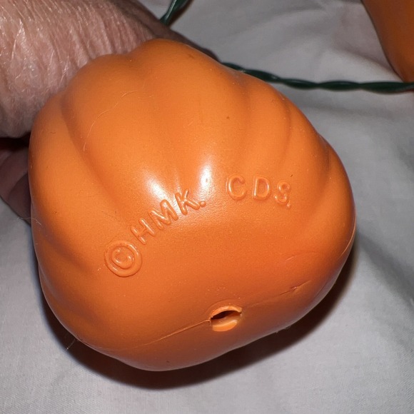 VINTAGE Hallmark Boo Blinkers Halloween Lights - 10 Blinking Pumpkins Work Great - Picture 4 of 4